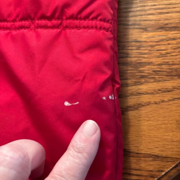 AEROPOSTALE Full Zip Puffer Vest Mens XL Red and Black Insulated w/ Pockets - Picture 7 of 9